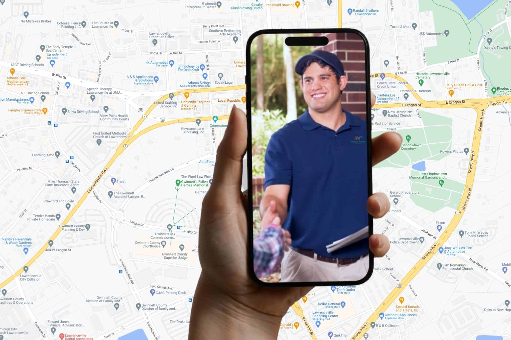 local-plumbers-near-me-lawrenceville-map